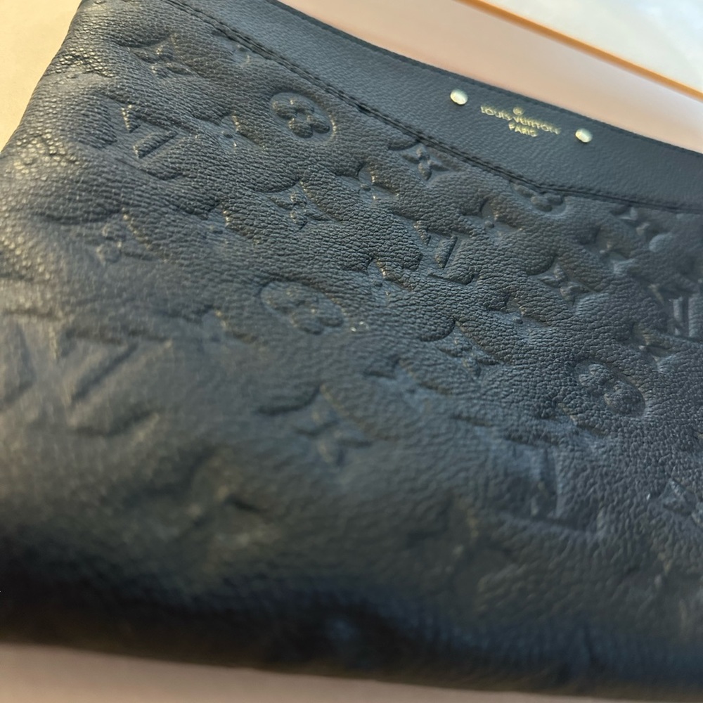 Authentic Louis Vuitton Black Clutch - Picture 9 of 11